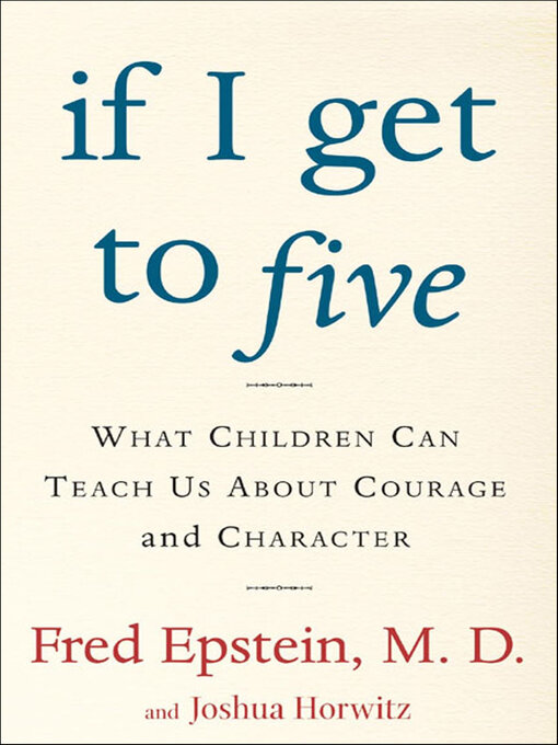 Title details for If I Get to Five by Fred Epstein - Available